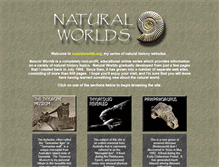 Tablet Screenshot of naturalworlds.org